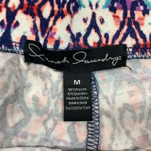 French Laundry Women's Geometric High Rise Wide Leg Pants Multicolor Size Medium