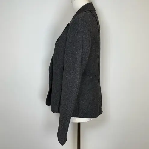 Tribal | Gray Wool Blend Blazer Jacket Single Button Closure Women’s Size 6