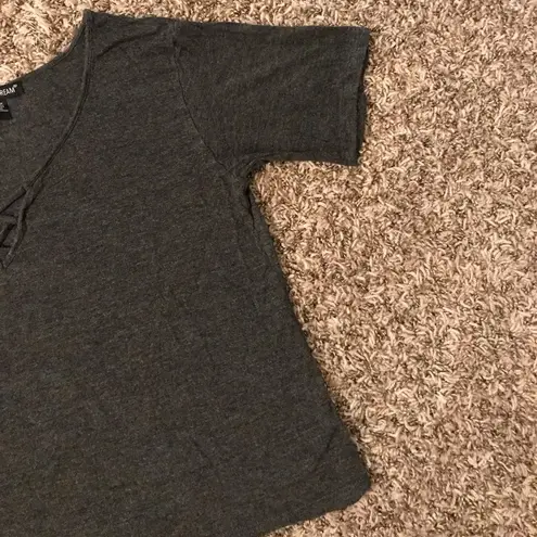 American Dream criss cross v-neck t-shirt