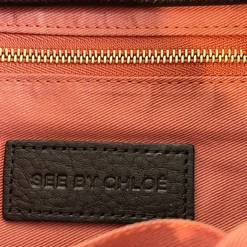 See By Chloe See by Chloé Black Leather Shoulder Bag w/ Antique Gold-Tone Hardware, Preowned