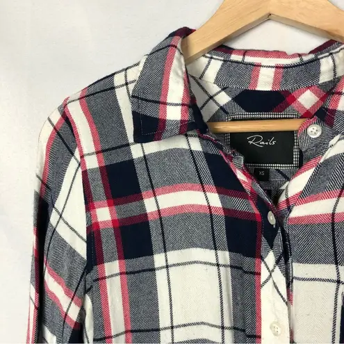 Rails Hunter Patriot Cranberry Plaid Long Sleeve Button Down XS