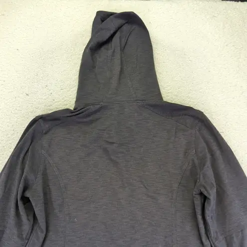 Kuhl Womens Fleece Zip Up Hoodie Jacket Charcoal Gray Thumbholes Size Large 16S - Image 5