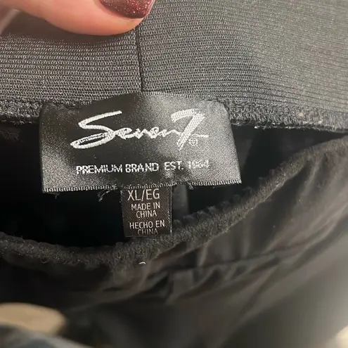 Seven7 ✨ Women's Faux Suede High-Rise Pull-On Black Sz XL Leggings✨