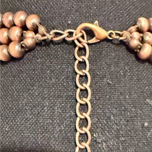 Western boho Copper color Pendant Necklace adjustable Gold