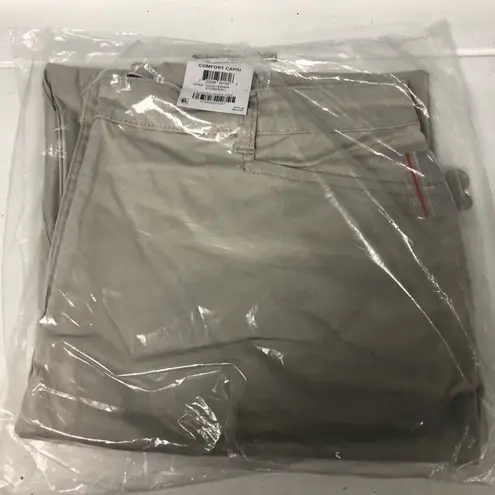 Karen Scott Tummy Control Comfort Capri Pants women’s Size 16 Stonewall Tan