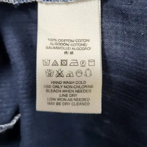 Free People  All Who Wander Cotton Deep V-Neckline in Blue Stripe Combo - Image 10