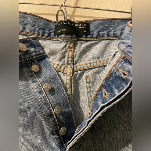 Veronica Beard NWT Blake Classic Straight Crop High Rise Jeans size 32 in Tulum