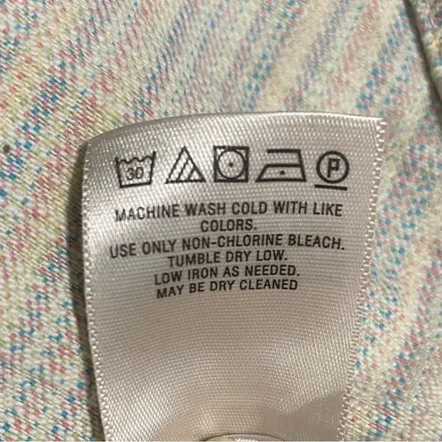 Pilcro and the Letterpress Anthropologie Chino Striped Mini Skirt.