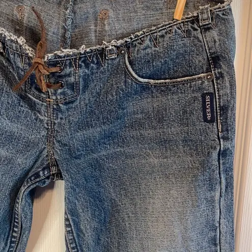 Silver Jeans Unique raw  sz 27