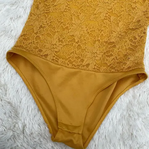 Ambiance Yellow Bodysuit Gold Size XL