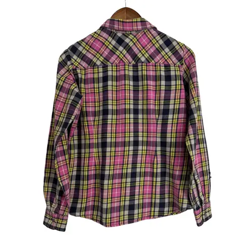 Lincoln Outfitters Women’s Pink Plaid Flannel Size Medium
