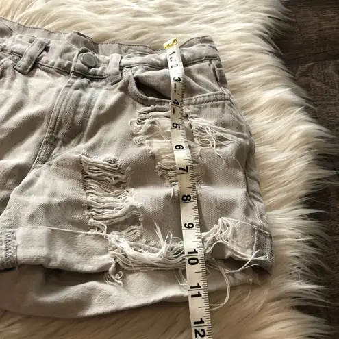 All Saints Grey Pam Shorts