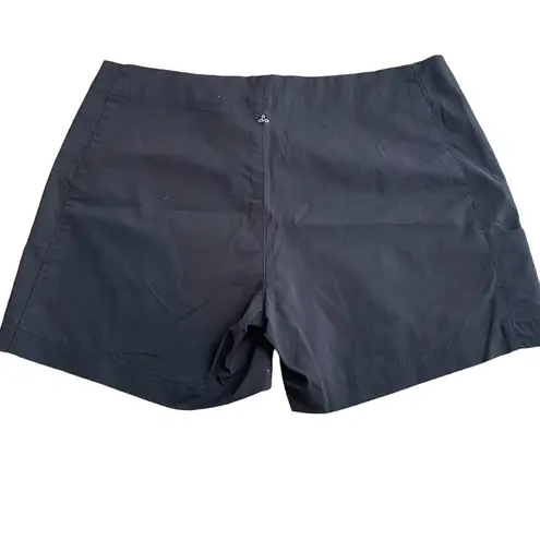 prAna  Womens M Black Athletic Hiking Shorts Quick Dry