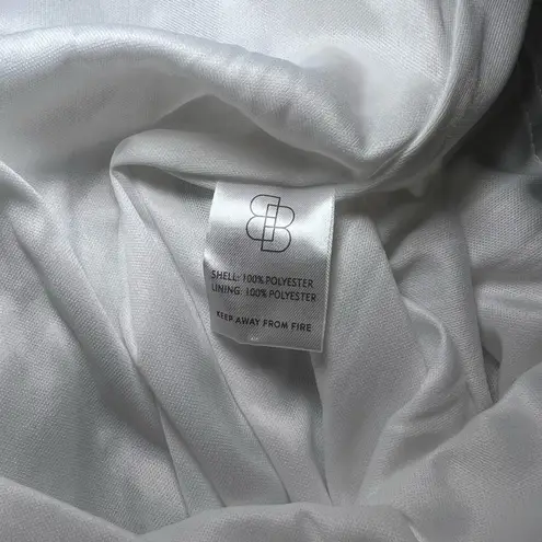 Baltic Born White Swiss Dot Tiered Off Shoulder Maxi Dress