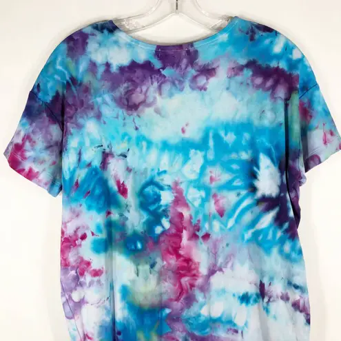 Prologue Small Dress Wildest Dreams Handmade Tie Dye Blue Purple Shift 1088