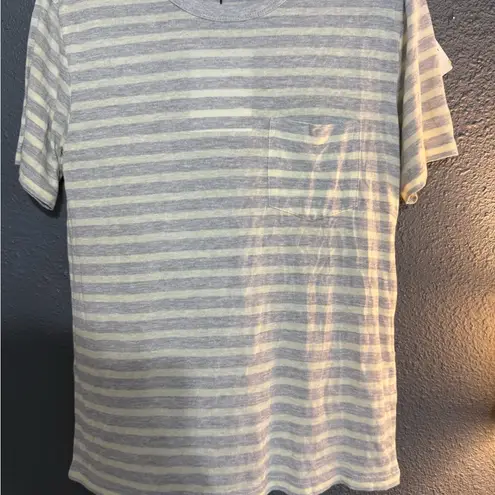 Alexander Wang  Yellow and Gray Short Sleeve Tee thumbnail 4