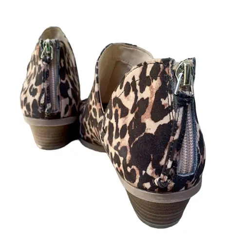 Caslon Kenneth Cole Leopard Print Ankle Booties women’s Sz 7 EUC