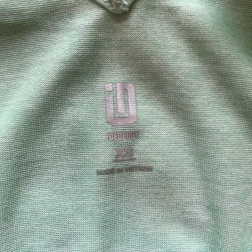 Ideology Womens Tank Top XS Green Strappy Scoop Neck Workout Sleeveless NWT