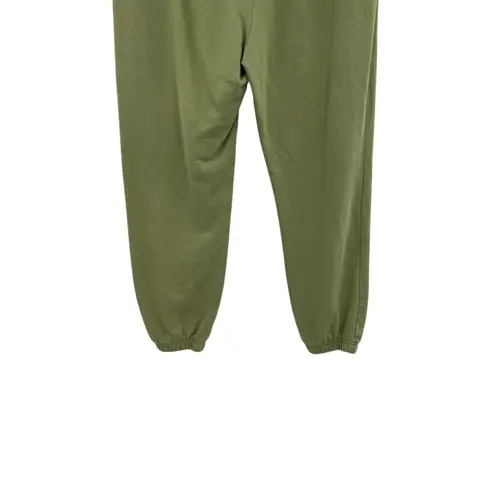 We Wore What Sweatpants Joggers Terry Knit Drawstring Sage Green Size XL