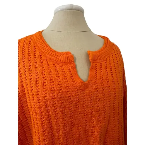 BDG  Urban Outfitters Orange High Low Oversized Sweater Jumper Size S