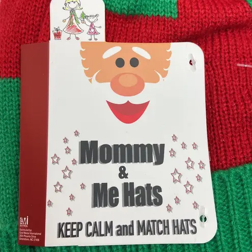 Mommy & Me Holiday Christmas Presents Matching Knit Beanie Set NWT