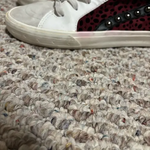 Vintage Havana Dina High Tops Maroon Wine black Multi Studded- Size 9