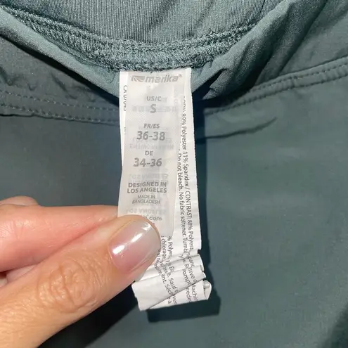 Marika Active Skort Womens Size Small Green Performance Golf Ruched Adjustable