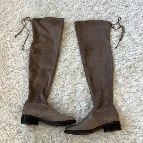 Unisa Adivan Over the Knee pull on Boots in taupe size 7.5 M