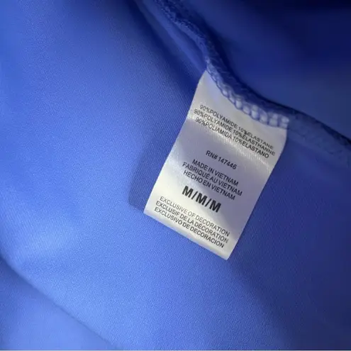 Hang Ten Light Persian Blue UPF 50 Long Sleeve Rash Guard Swim Shirt M