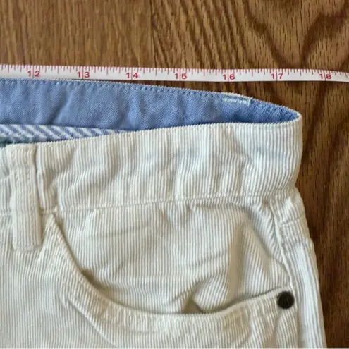 Tommy Hilfiger EUC  Ivory Straight Leg Corduroy Pants Women’s Size 10