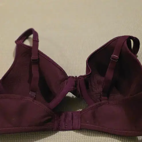 Source Unknown Purple Seamless Underwire Bra with Molded Cups