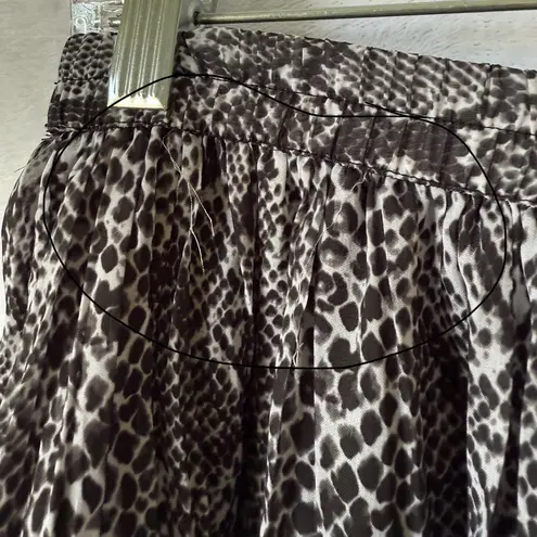 Cathy Daniels VTG size large black snake print skirt
