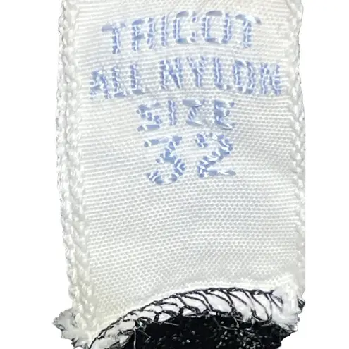 Vanity Fair Women's Short Sleeve See-through Open Dress Coverup Black Size 32