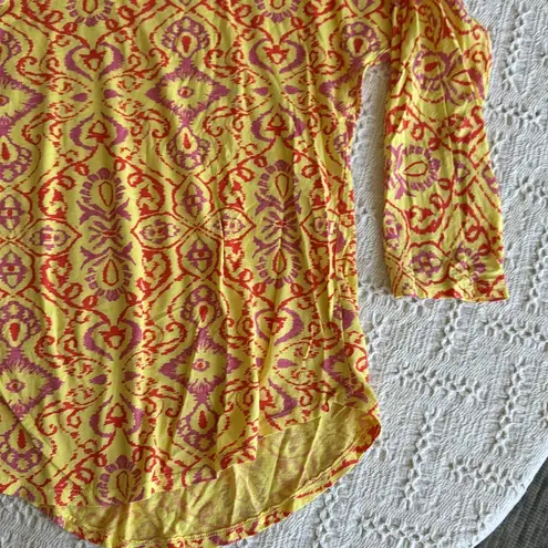 Fresh Produce Yellow and Red Long Sleeve Tee