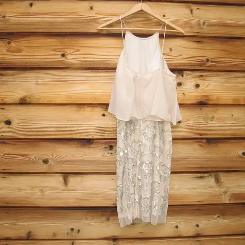 Aidan Mattox Bead Sheath Dress