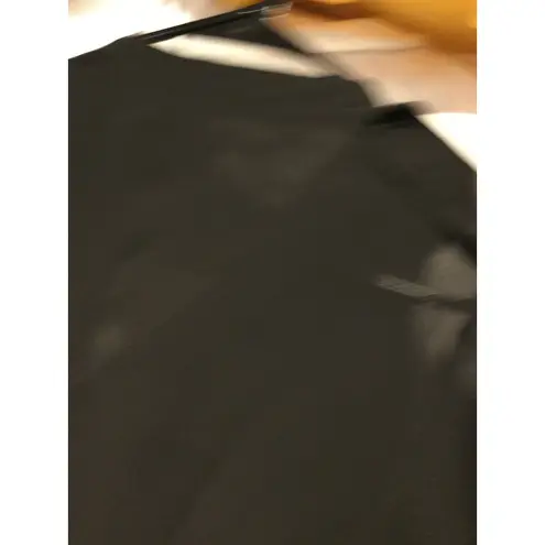 MIXXO Black Asymmetrical Zip Drape Front Jacket Women's Size M Lightweight Size M