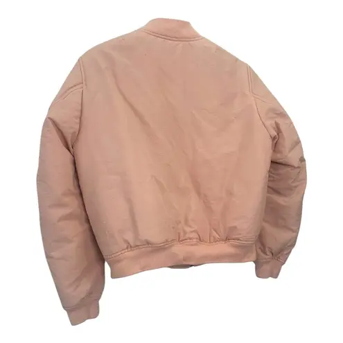 Love moschino Pink Bomber Jacket with Heart Patch Size 4