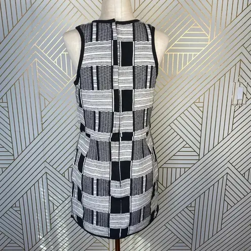 Gat Rimon Shaya Dress in Black & White Jacquard Size 2