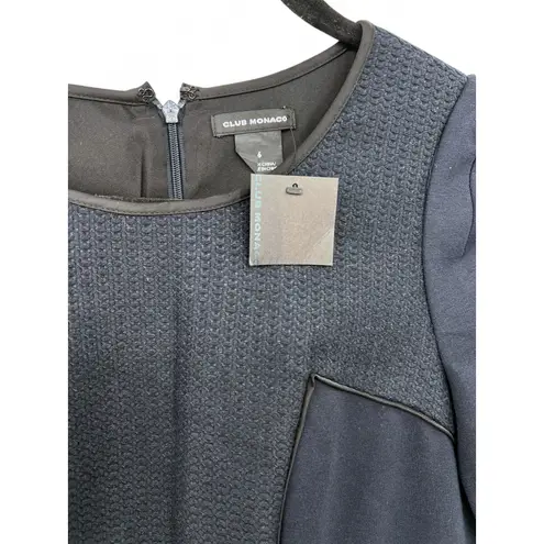 Club Monaco NWT | 6 | Matalin navy blue sheath dress short sleeves body con