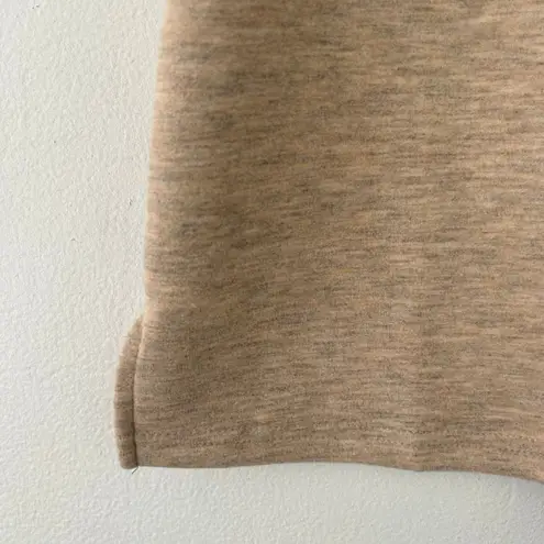 OGL Two Piece Sleeveless Turtleneck High Waist Straight Leg Pants S Small New Tan - Image 5