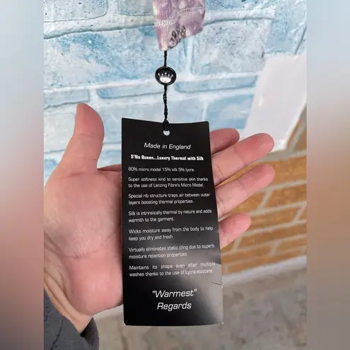 S No Queen thermal top, Crystal bling ski wear, Bling Thermal top size medium Purple