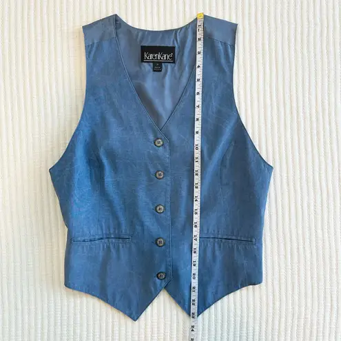 Karen Kane Vintage Coastal Cowgirl Blue Vest