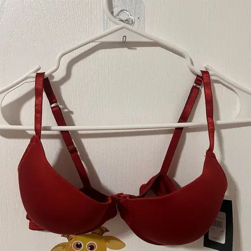 Frederick's of Hollywood Women's Push-Up Diana Rust Satin 36C Underwire NWT