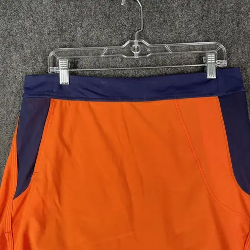 Ralph Lauren RLX  Orange Blue Active Skort skirt with shorts (Size S)