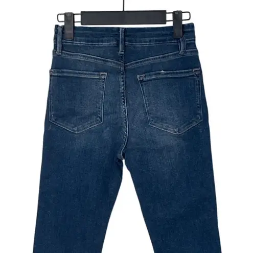 Frame Denim Le Crop Mini Boot Jeans in Westcliff Medium Wash Size 26