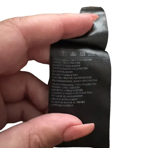 Ba&sh Sandra Ruffled Georgette Mini Dress In Brown Carbone Sz Medium