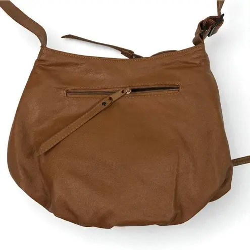 ACE LEATHER GOODS Handcrafted Leather Route #66 Hobo Bag Cowgirl Travel Made USA Brown