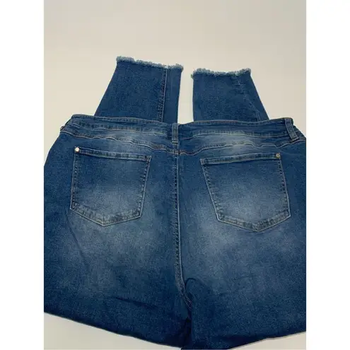 C Est. 1946 Denim Women’s Cotton Stretch Distressed Jeans Blue Sz 20W