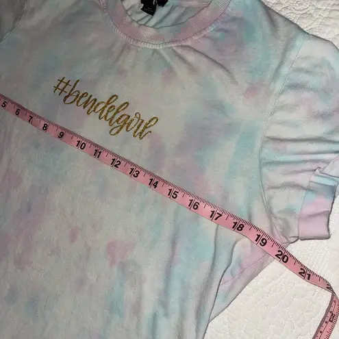 Henri Bendel Tiedye #bendelgirl Short Sleeve Tee Womens One Size