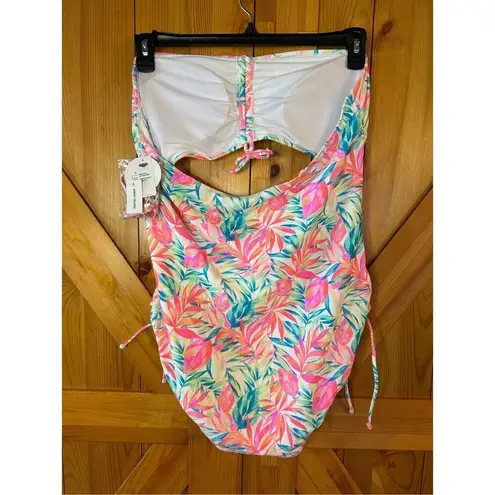 Decree Womens Pastel Oasis Monokini One Piece Swimsuit Size XL nwt (8068)